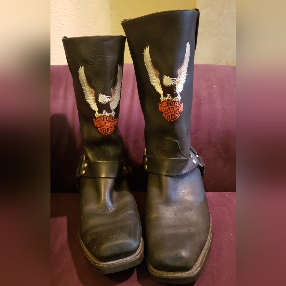Vintage Harley-Davidson boots